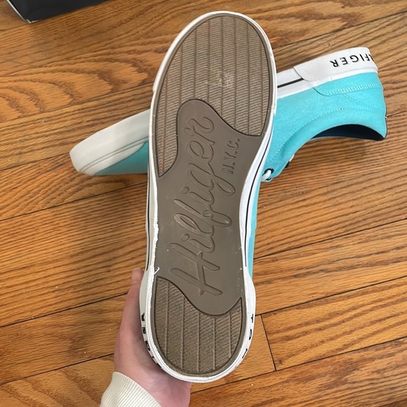 Tommy Hilfiger Casual Lace up Pallet Sneakers Light Blue Men's 13M - Picture 6 of 12